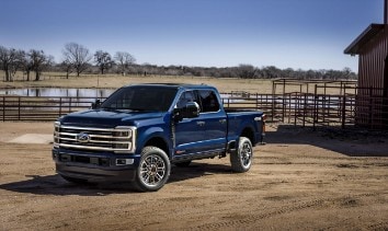 2025 F-350 Super Duty Platinum Plus Antimatter Blue